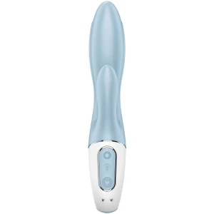 SATISFYER - POMPKA POWIETRZNA BUNNY 1 NADMUCHIWANY WIBRATOR KRÃLIK NIEBIESKI